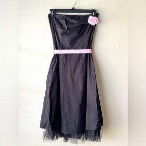 Black 50s style dress